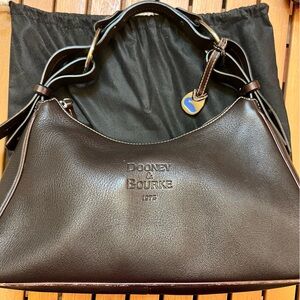 Dooney & Burke Chocolate Leather Shoulder bag